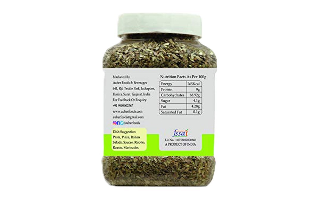 Auber Oregano Seasoning    Plastic Jar  200 grams